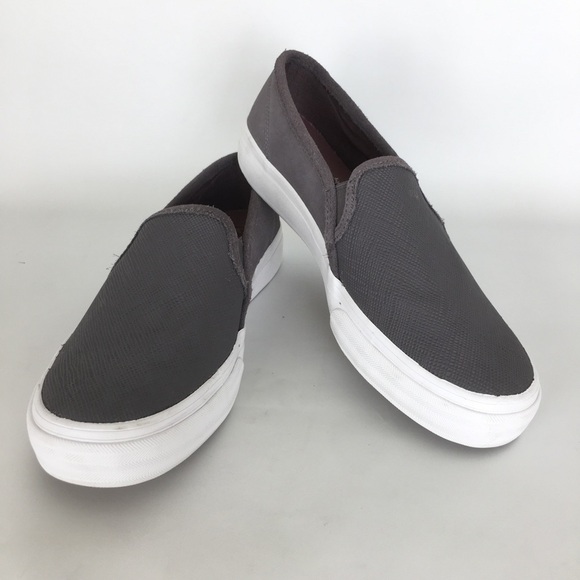 Keds Softerra Slip On Sneaker Shoes NEW Charcoal Gray Women’s Size 8 NWOT - Picture 1 of 11